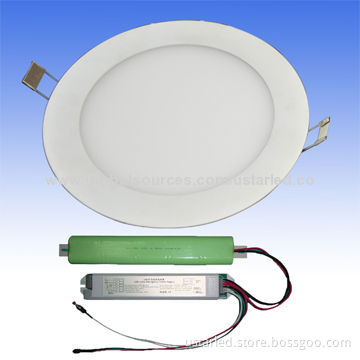 10W LED Emergency Lights, CRI>80, AC 85-265V, 850-900lm, 160mm Cutout, Emergency 30-180 Minutes,CE
